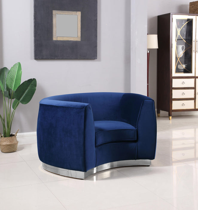 Julian - Chair with Chrome Base - Simple Home Plus