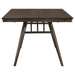 Wes - Rectangular Wood Dining Table - Dark Walnut - Simple Home Plus