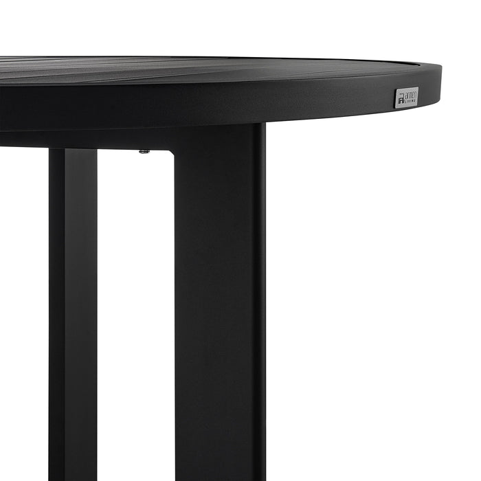 Cayman - Outdoor Patio Round Dining Table In Aluminum - Simple Home Plus
