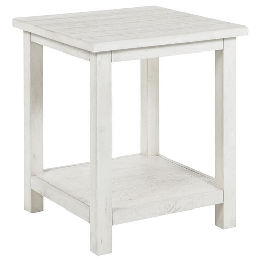 Payne - Wood End Table with Shelf - Simple Home Plus