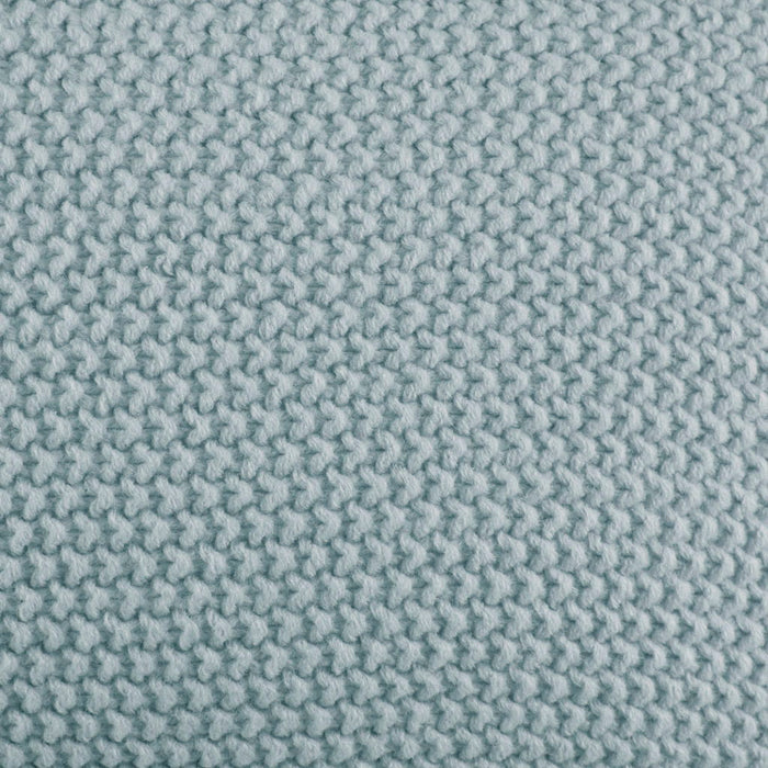 Bree Knit - Euro Pillow Cover - Light Blue