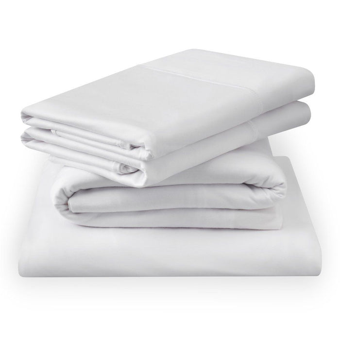 Linens - Tempur Breeze Cooling Sheet Set - White - Simple Home Plus