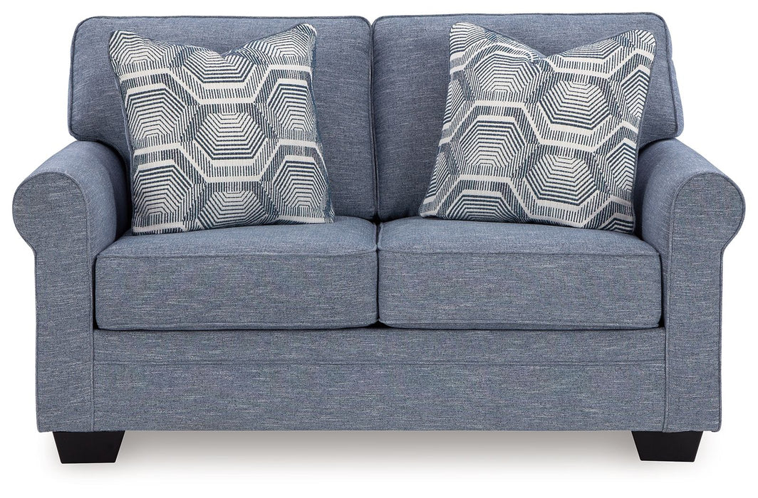 Carissa Manor - Denim - Loveseat - Simple Home Plus