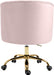 Arden - Office Chair with Gold Legs - Simple Home Plus