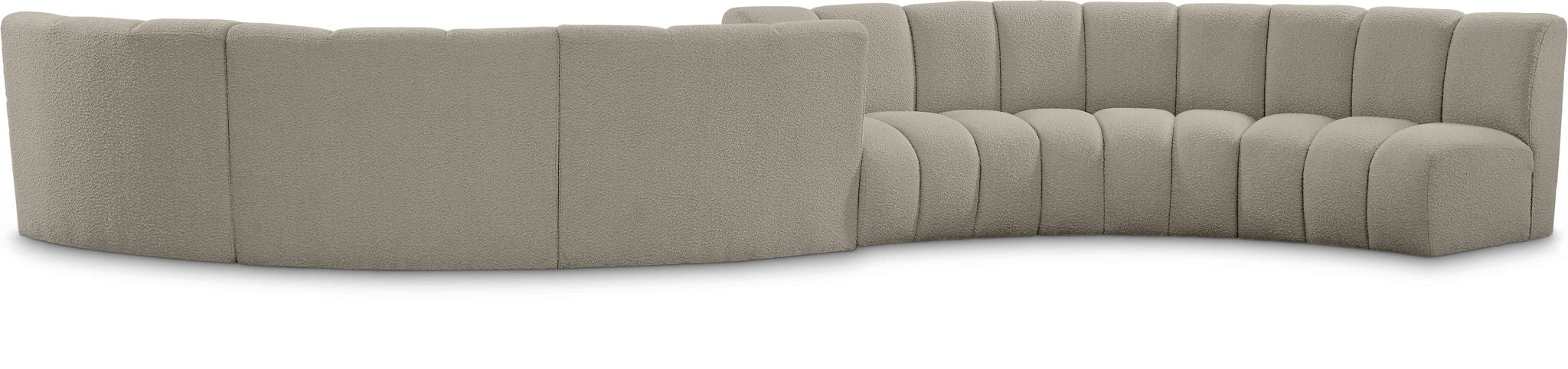 Infinity - 6 Piece Boucle Modular Sectional - Simple Home Plus