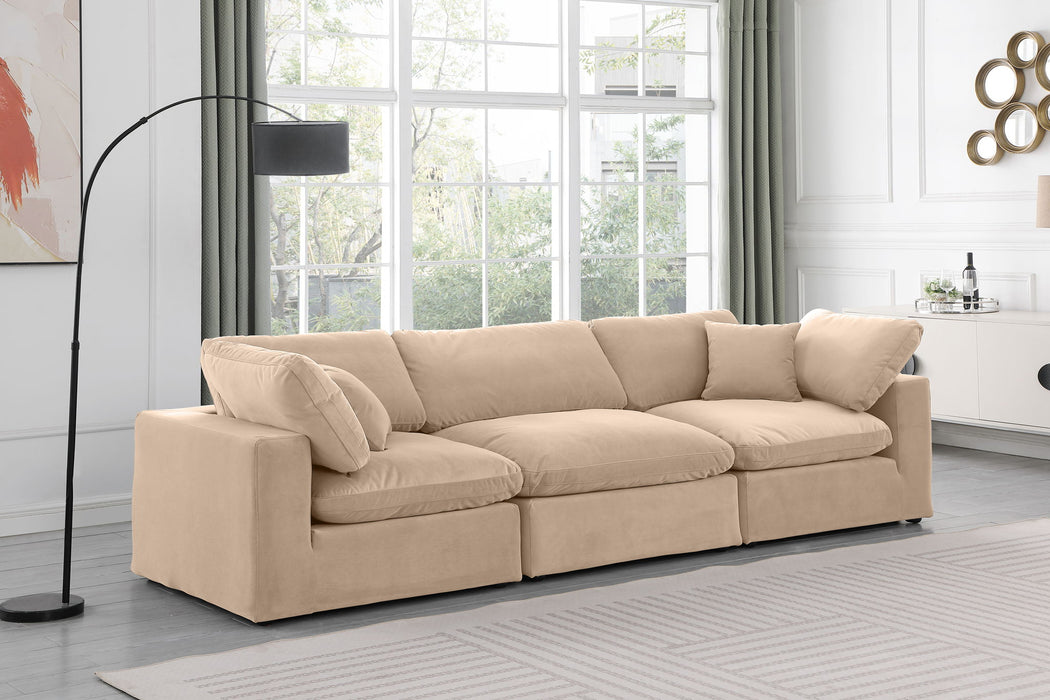 Comfy - Velvet Modular Sofa 3 Seats - Simple Home Plus