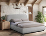 Vaughn - Chenille Bed With Black Base - Simple Home Plus