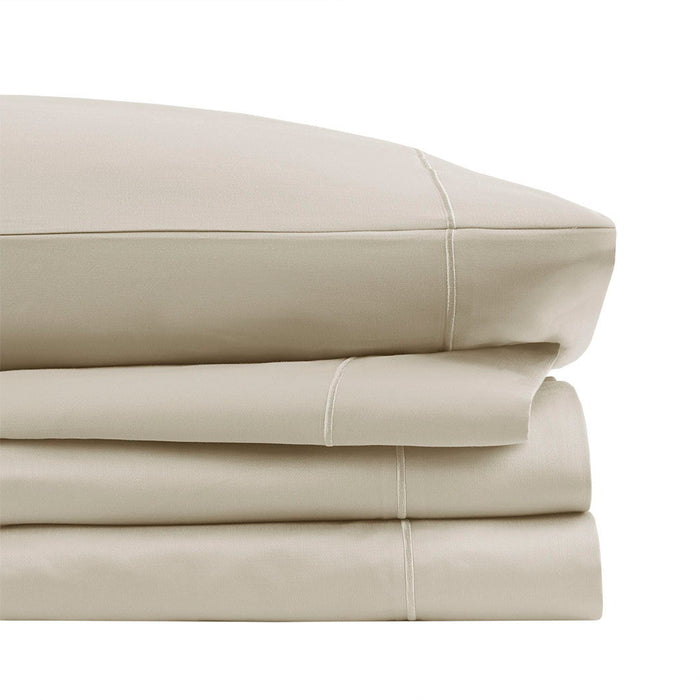600 Thread Count - Queen Sheet Set - Sand - Simple Home Plus