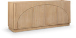 Everson - Oak Veneer And Solid Wood Sideboard/Buffet - Natural - Simple Home Plus