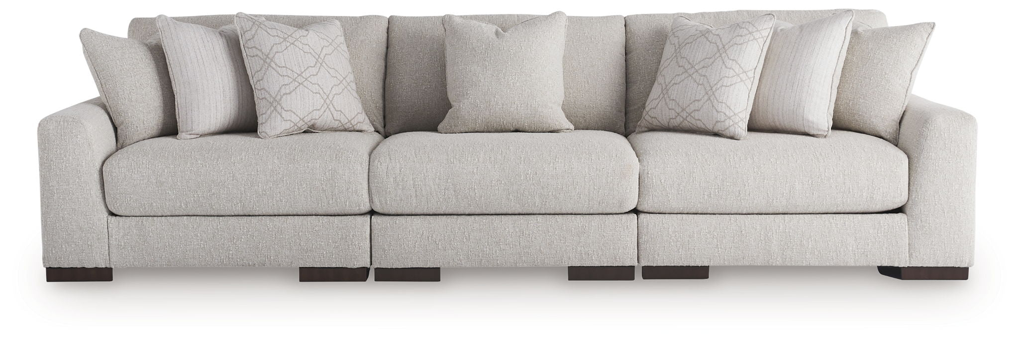Cavella - Pebble - 3-Piece Sectional Sofa - Simple Home Plus