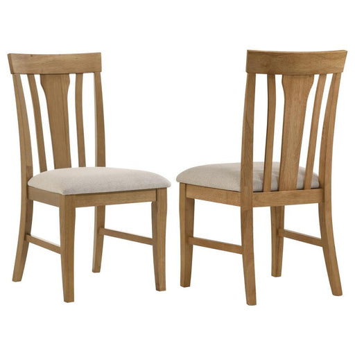 Hartville - Dining Side Chair (Set of 2) - Natural Light Brown - Simple Home Plus