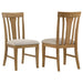 Hartville - Dining Side Chair (Set of 2) - Natural Light Brown - Simple Home Plus