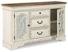 Realyn - Chipped White - Dining Room Server - Simple Home Plus