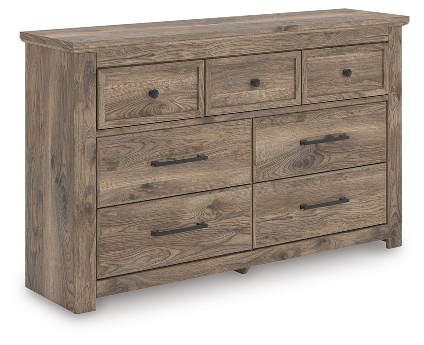 Rusticott - Seven Drawer Dresser - Simple Home Plus