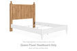 Aleaport - Queen Panel Headboard - Warm Brown - Simple Home Plus
