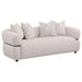 Jeanette - Fabric Upholstered Round Arm Sofa Set - Simple Home Plus