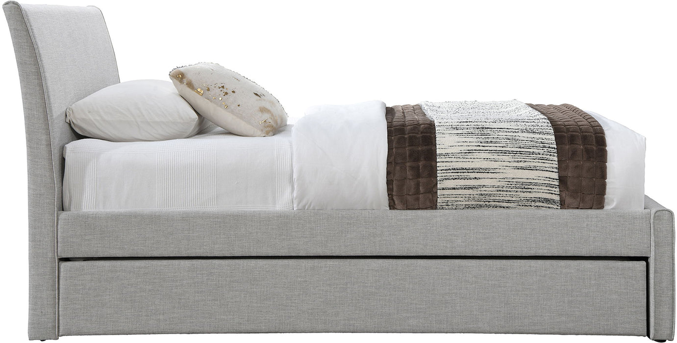 Myles - Linen Twin Trundle Bed - Simple Home Plus