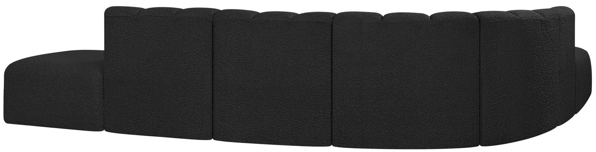 Arc - Boucle Fabric 7 Piece Corner Modular Sofa - Simple Home Plus