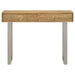 Draco - 2-Drawer Console Table Hand Carved Details - Natural - Simple Home Plus