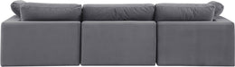 Comfy - Velvet Modular Sofa 3 Seats - Simple Home Plus
