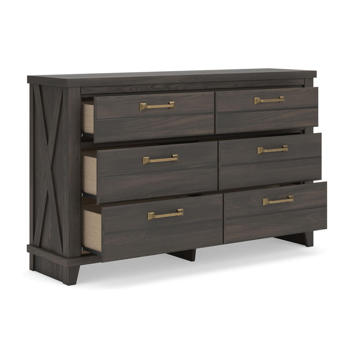 Vonitta Bay - Six Drawer Dresser - Simple Home Plus