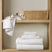 400GSM Essential Bundle Quick Dry 6 Piece Towel Set - White - Simple Home Plus