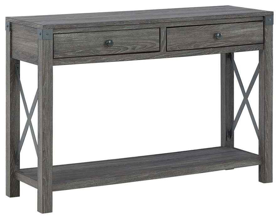 Freedan - Grayish Brown - Console Sofa Table - Simple Home Plus