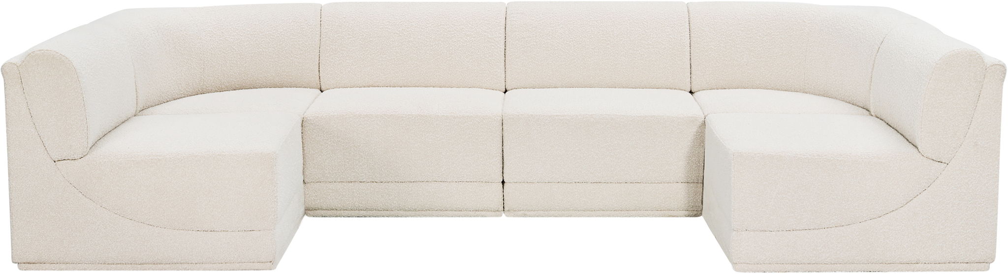 Ollie - 6 Piece Modular Sectional - Simple Home Plus