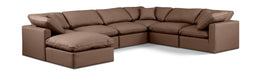Indulge - Faux Leather 7 Piece Modular Sectional - Simple Home Plus