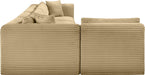 Shaggy - 5 Piece Modular Sectional - Simple Home Plus