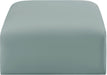 Arc - Faux Leather Ottoman - Simple Home Plus