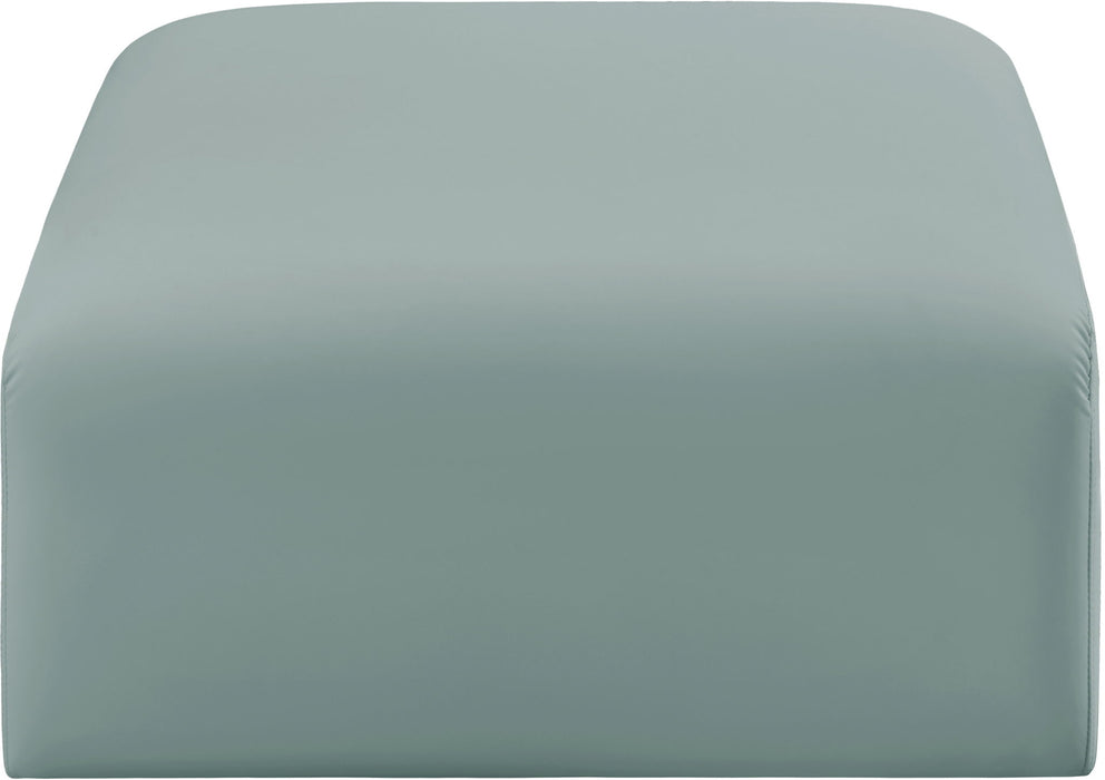 Arc - Faux Leather Ottoman - Simple Home Plus