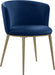 Skylar - Dining Chair with Gold Legs (Set of 2) - Simple Home Plus