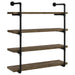 Elmcrest - 4-Shelf Wall Bookshelf - Simple Home Plus