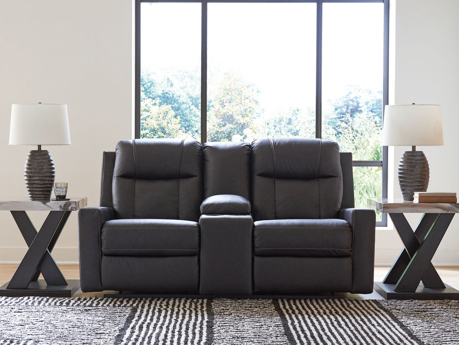 Mackmenville - Double Reclining Loveseat With Console - Simple Home Plus