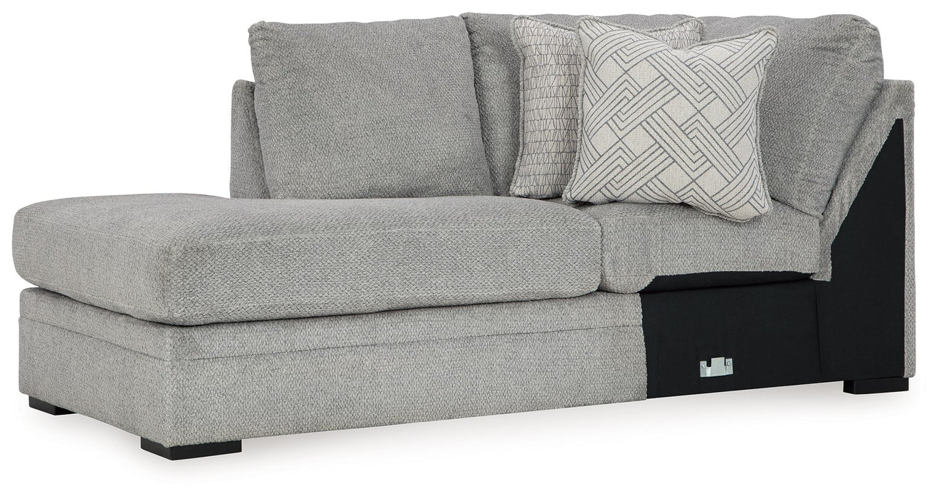 Casselbury - Laf Corner Chaise - Cement - Simple Home Plus