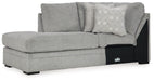 Casselbury - Laf Corner Chaise - Cement - Simple Home Plus