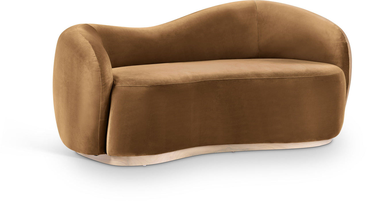 Gustavo - Velvet Upholstered Loveseat - Simple Home Plus