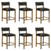 Bennet - Modern Wood Counter Height Kitchen Bar Stool - Simple Home Plus