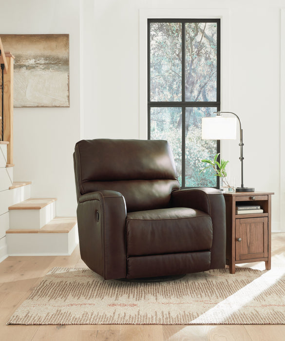 Emberla - Coffee - Swivel Glider Recliner - Simple Home Plus