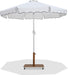 Amalfi - Aluminum Patio Umbrella - Light Brown Base / White Pole - Simple Home Plus