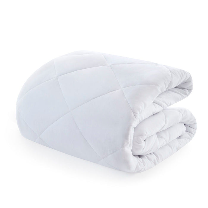 Microfiber Premium - Queen Mattress Pad - White - Simple Home Plus
