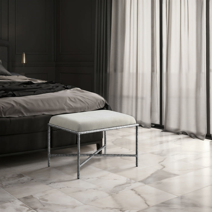Valley - Bench With Silver Frame - Simple Home Plus