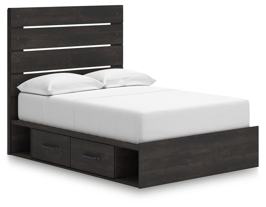 Hollivern - Panel Storage Bed - Simple Home Plus