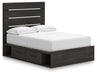 Hollivern - Panel Storage Bed - Simple Home Plus