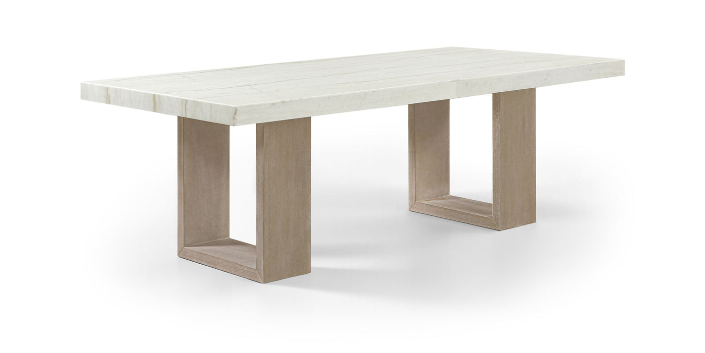 Ananda - 84" Marble Dining Table - Simple Home Plus