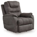 Snowfield - Gunmetal - Power Lift Recliner - Simple Home Plus