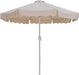 Amalfi - Patio Umbrella - White Base / White Pole - Simple Home Plus