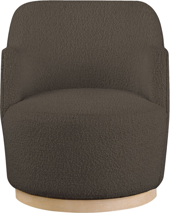 Clarita - Boucle Swivel Accent Chair - Simple Home Plus
