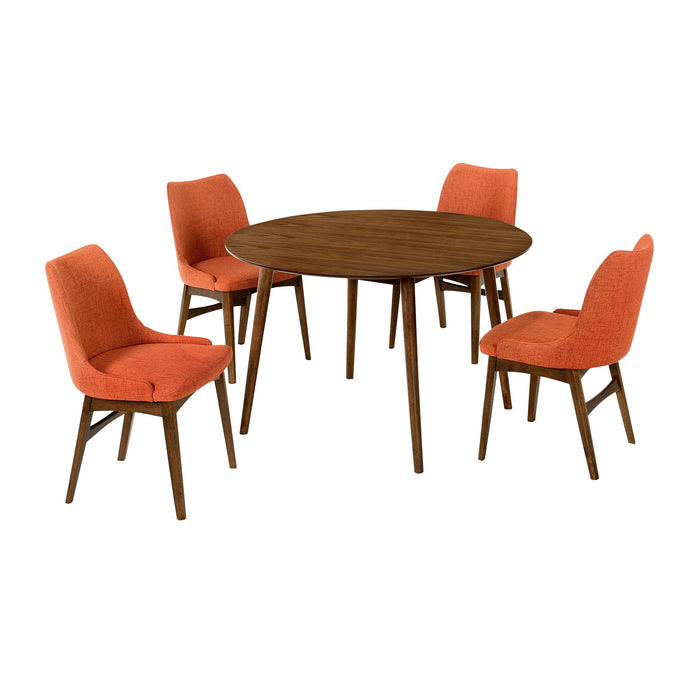 Arcadia - Round Dining Set With Walnut Table